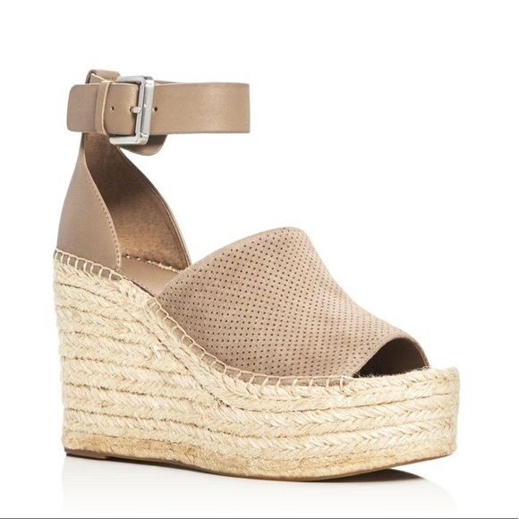 Marc Fisher Adalyne Taupe Espadrille - Picture 1 of 7
